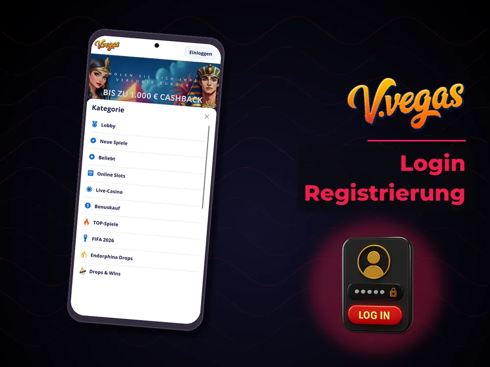 Vulkan Vegas Casino - Login Registrierung