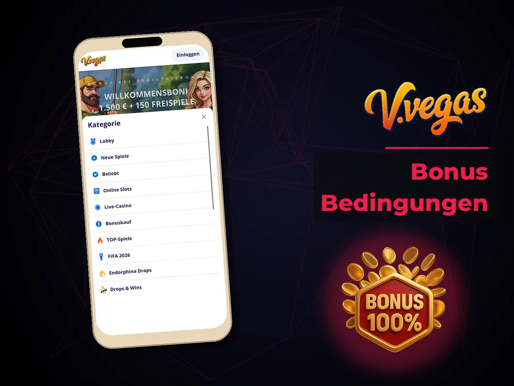 Vulkan Vegas Casino - Bonus Bedingungen
